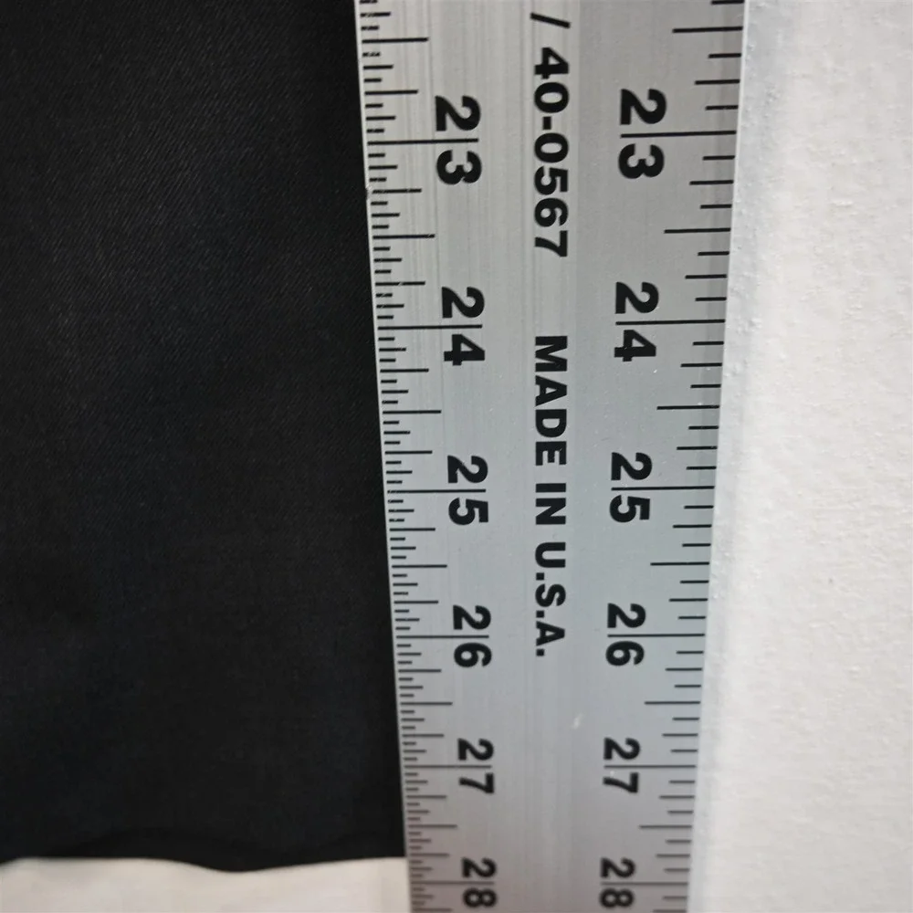 Hart Schaffner Marx 42x28 Charcoal Gray Stretch‎ Wool Pleated Stay Tucked Pants